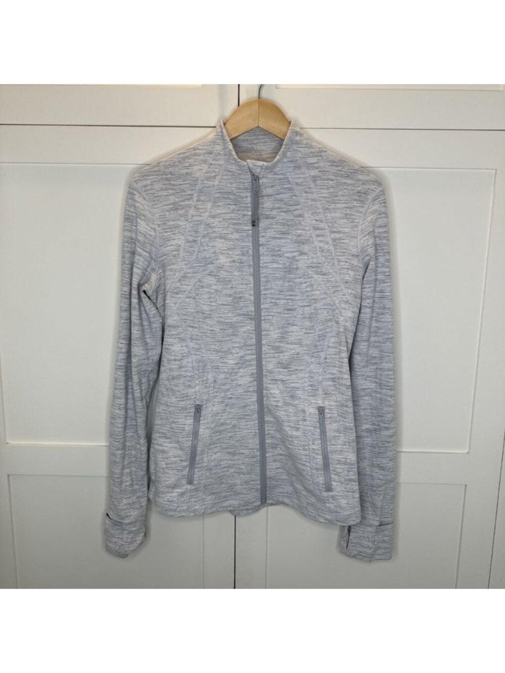 Lululemon Women’s Define Jacket in Wee Are From Space Ice Grey Alpine Size 12